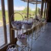 Zlatý podstavec – 80cm – prenájom svadobnej výzdoby, Candy bar a iné bary (4)