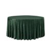 Zamatový obrus emerald green – okrúhly – prenájom svadobnej výzdoby, Obrusy, štóly, látky (39)