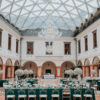 Zamatový obrus emerald green – dlhý 7 m – prenájom svadobnej výzdoby, Obrusy, štóly, látky (6)