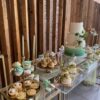 Zlatý podstavec – 80cm – prenájom svadobnej výzdoby, Candy bar a iné bary (9)