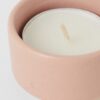 Kameninový svietnik v blush farbe – prenájom svadobnej výzdoby, Led lampy,svietniky, lustre, svietiace reťaze (2)