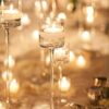 3- sada sklenených svietnikov rôznych výšok – prenájom svadobnej výzdoby, Led lampy,svietniky, lustre, svietiace reťaze (2)